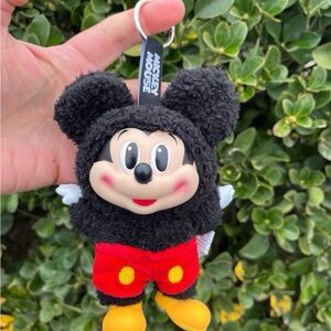 Disney Inspired Pop Mart Mickey Mouse Family Cute Together Bling Box Keychain